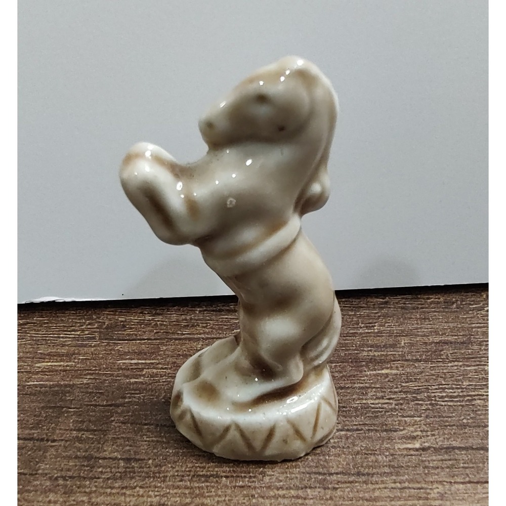 Wade Whimsie Circus Horse Porcelain Miniature Brown Figurine England Vintage A15